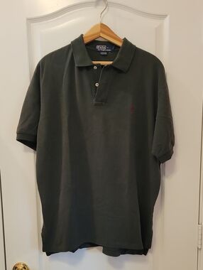 Polo by Ralph Lauren Men's Dark Green Short-Sleeve Polo Shirt